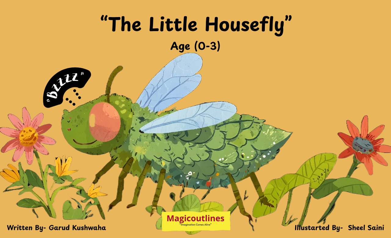 little housefly moral story for kids illustration
