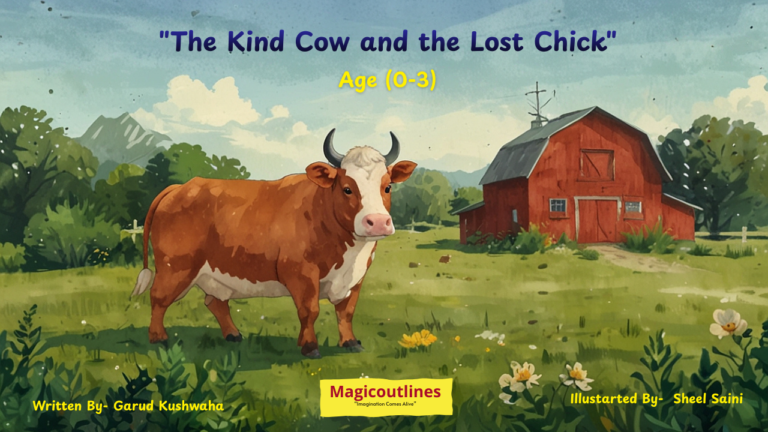 moral story for kids age 4-6 kind cow and lost chick